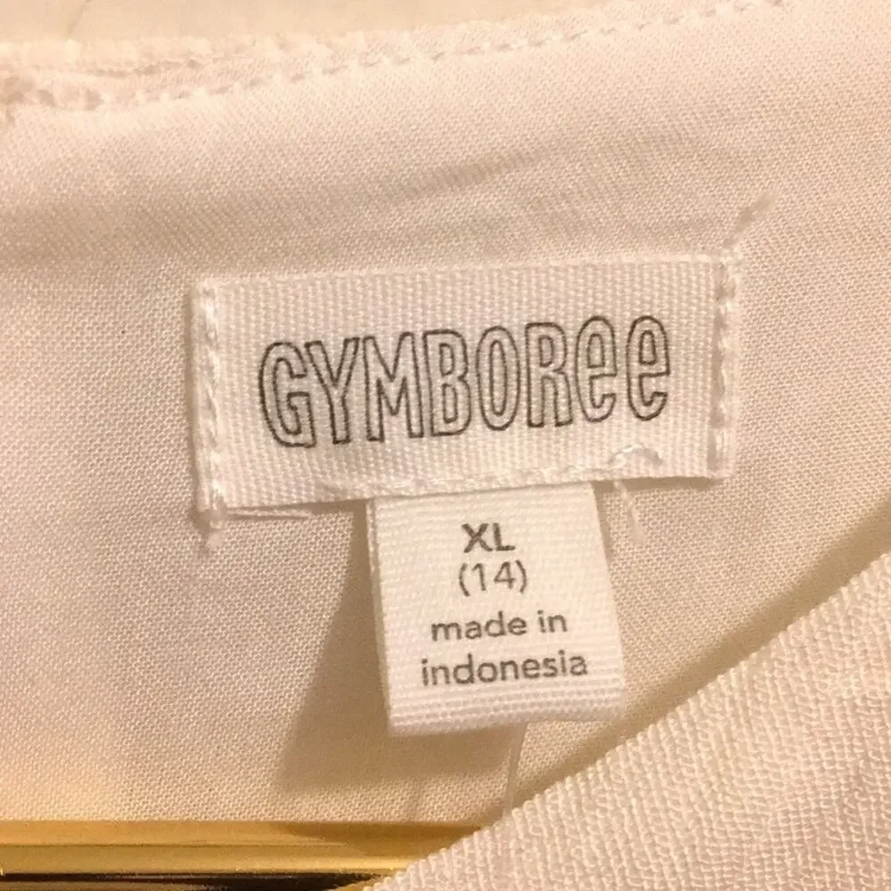 Gymboree top Girl sz XL/14 NWT butter  long sleeve
